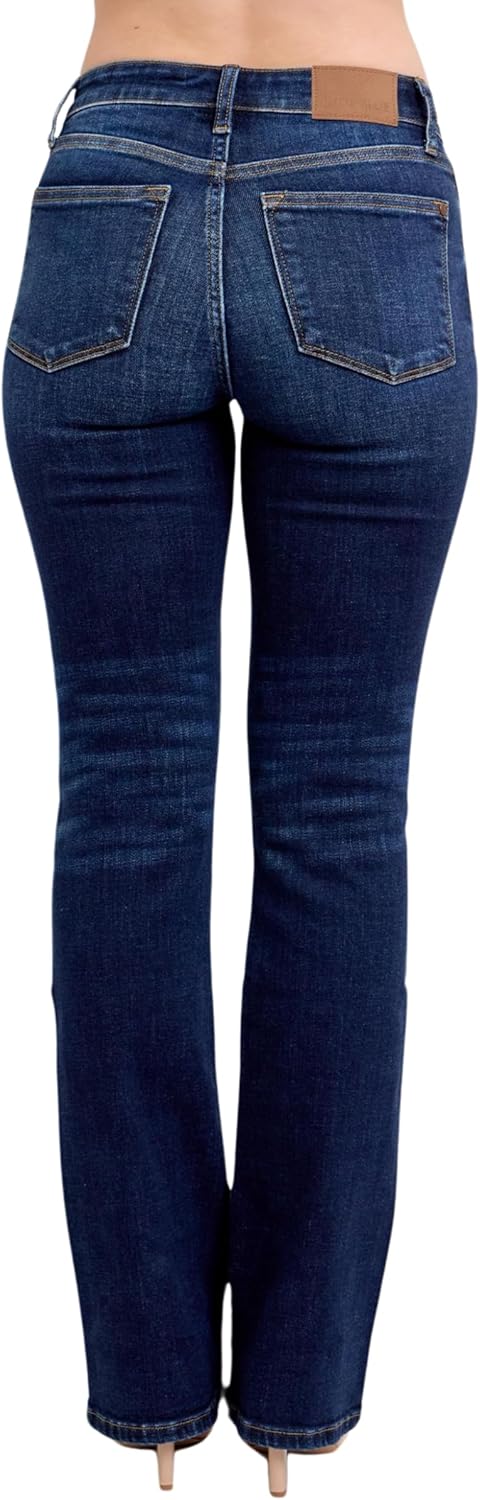 Judy Blue Mid Rise Dark Wash Classic Bootcut, Inseam 32