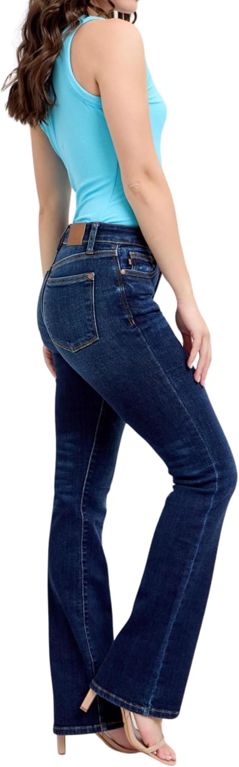 Judy Blue Mid Rise Dark Wash Classic Bootcut, Inseam 32