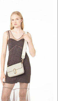 Marc Jacobs The J Marc Shoulder Bag (Cloud White)