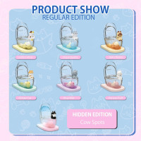 Cat Blind Box -Mini Toilet Figures Phone Stand Series 1PC Blind Boxes Random Design Cute Cat Figures Blind Bag Collectible Toy Action Figure Mystery Bag Birthday Gift, Cell Phone Stand for Desk Decor