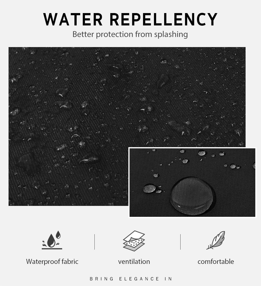 Syntus Adjustable Bib Apron with 2 Pockets Cooking Kitchen Aprons for Women Men Chef Basic Black 2 Polyester