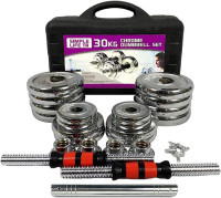 Adjustable Dumbbells Set 44 LB / 66 LB / 110 LB Home Weight Lifting Professional Dumbbells for Body Workout Home Gym Fitness with Carry Case 66.0 Pounds