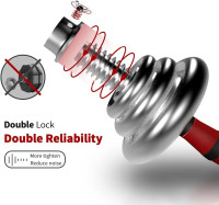 Adjustable Dumbbells Set 44 LB / 66 LB / 110 LB Home Weight Lifting Professional Dumbbells for Body Workout Home Gym Fitness with Carry Case 66.0 Pounds