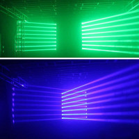 2PCS Moving Head Lights, 4-in-1 8x10W LED Moving Head Stage Lights DJ Moving Head Beam Bar RGBW DMX512 Sound Activated Strobe Effect Stage Lighting for Disco KTV Club Party Wedding 2 PCS
