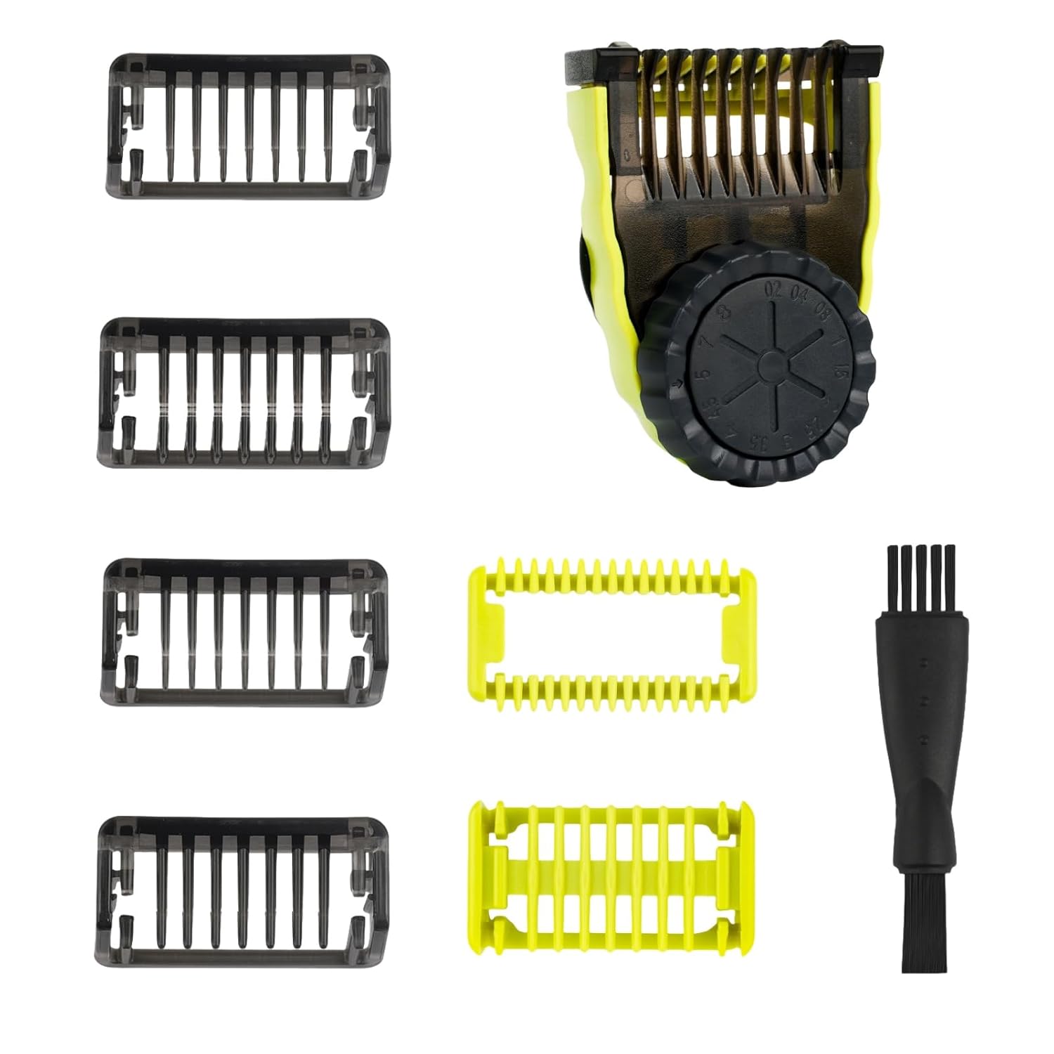 Oneblade replacement blade Professional Blade Trimmer with Adjustable Hair Guards Combs-Compatible with Philips Shaver Norelco OneBlade QP2520 QP2530 QP2630 QP6510 Shift Sizes from 0.4 to 10 mm