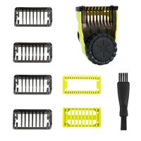 Oneblade replacement blade Professional Blade Trimmer with Adjustable Hair Guards Combs-Compatible with Philips Shaver Norelco OneBlade QP2520 QP2530 QP2630 QP6510 Shift Sizes from 0.4 to 10 mm