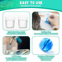 Resin Epoxy, KHKD RESIN 1 Gallon Epoxy Resin Kit- 2 Part Crystal Clear Resina Epoxica - High Gloss Odorless, UV & Impact Resistance Food Grade Epoxy Perfect for DIY Crafts, Jewelry, Art Coating B-1 Gallon
