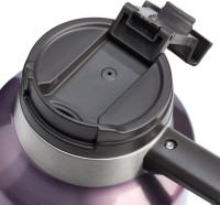 Stanley Tough-To-Tip Admiral's Mug 20 oz | Twist-on Flip Open Lid | Wide Body with Non-Skid Rubber Base | Insulated Stainless Steel Coffee Cup | BPA-Free Wisteria Shine