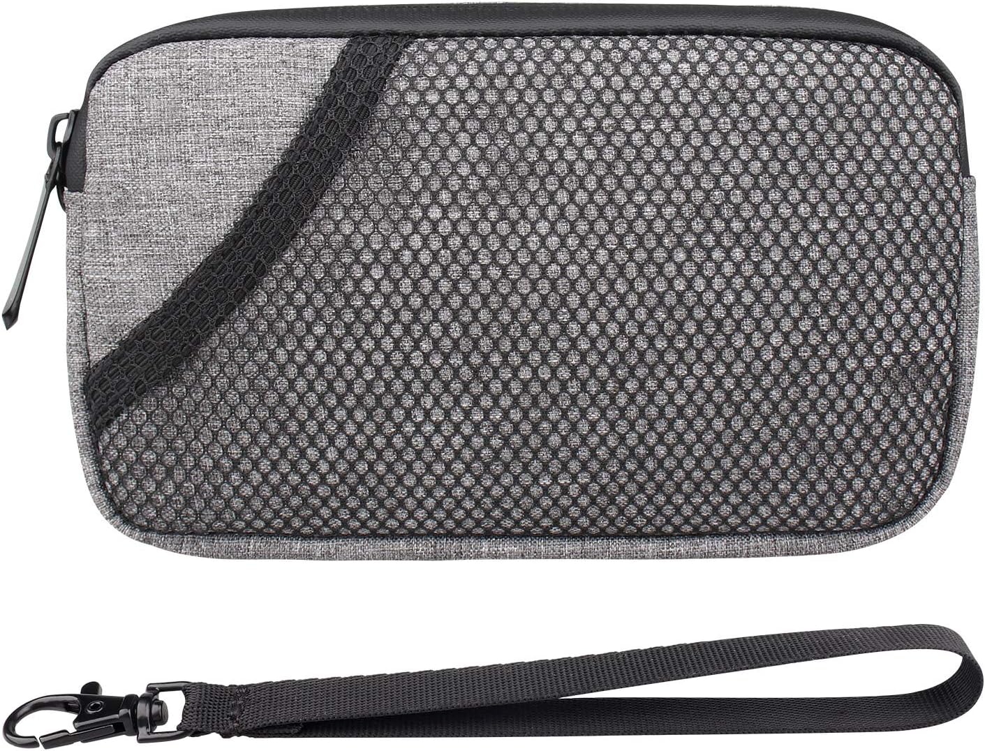 FIREDOG Odor Proof Bags, Smell Proof Pouch Carbon Lined Travel Stash Storage Smellproof Bags (Grey, 6.5