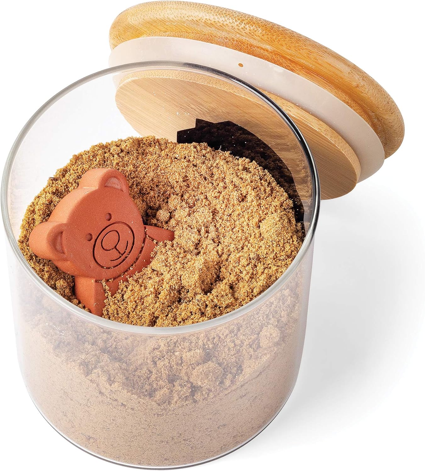 Fox Run Terracotta Brown Sugar Keeper and Saver, Bear 1 Count (Pack of 1) Bear