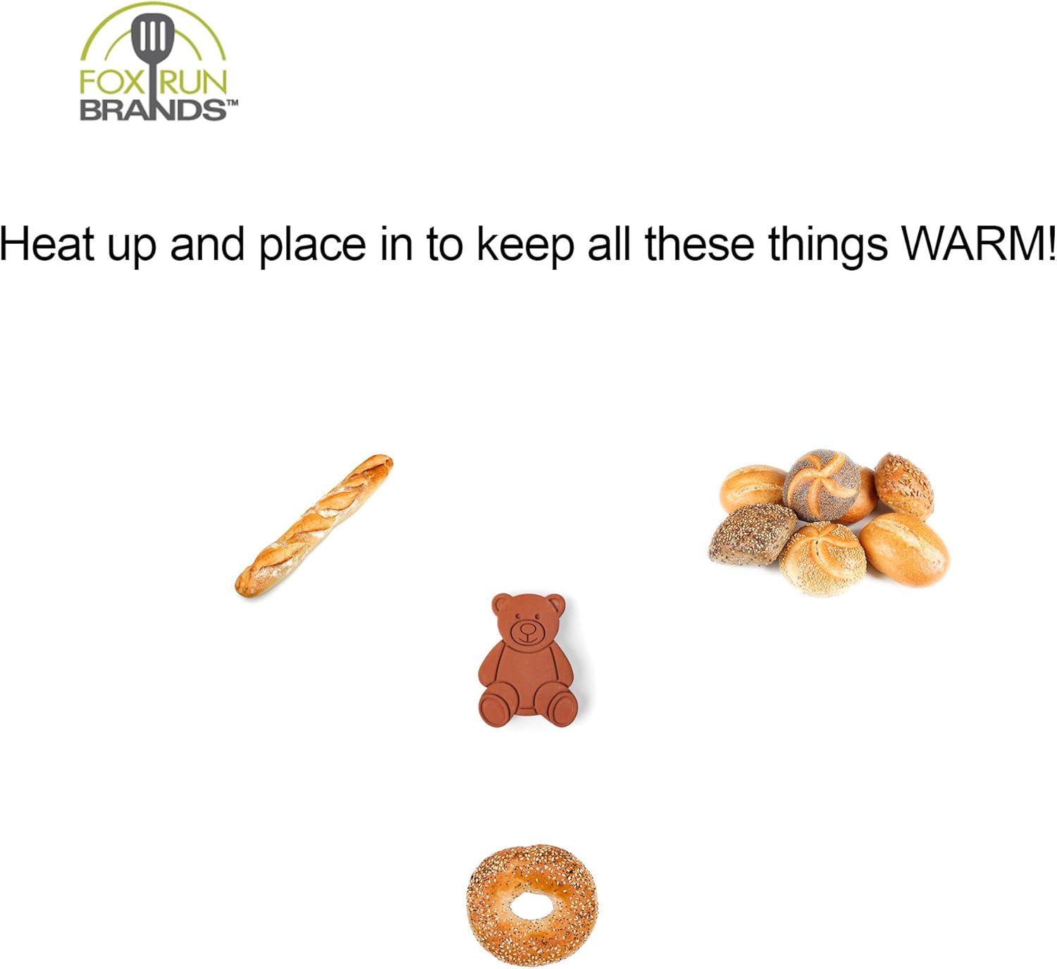 Fox Run Terracotta Brown Sugar Keeper and Saver, Bear 1 Count (Pack of 1) Bear