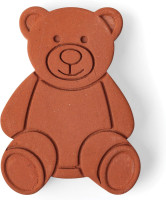 Fox Run Terracotta Brown Sugar Keeper and Saver, Bear 1 Count (Pack of 1) Bear