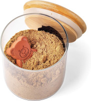 Fox Run Terracotta Brown Sugar Keeper and Saver, Bear Set of 1 Bear