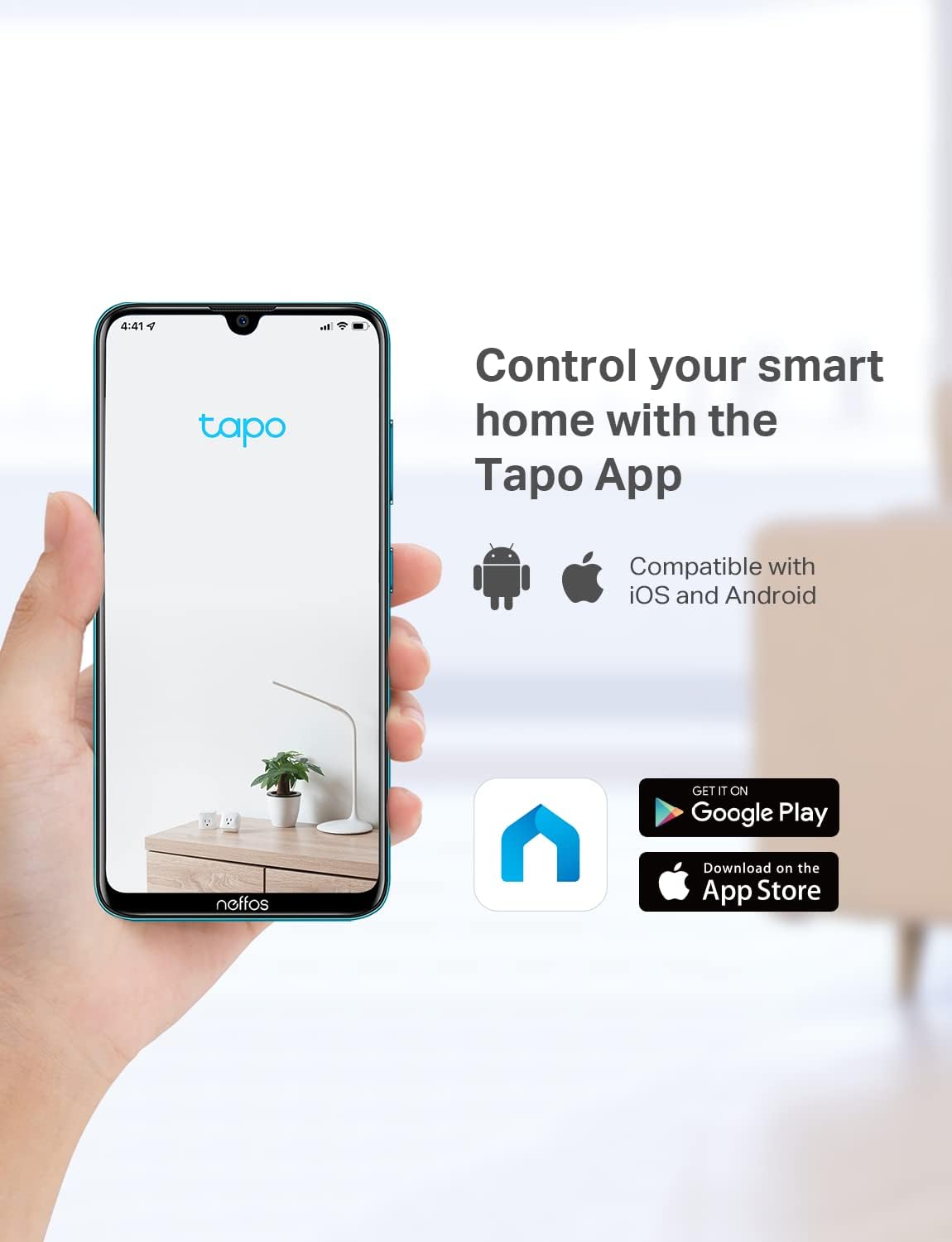 Tapo TP-Link 1080P Indoor Security Camera for Baby Monitor, Dog Camera w/Motion Detection, 2-Way Audio Siren, Night Vision, Cloud & SD Card Storage, Works w/Alexa & Google Home C100 Indoor White 1-Pack