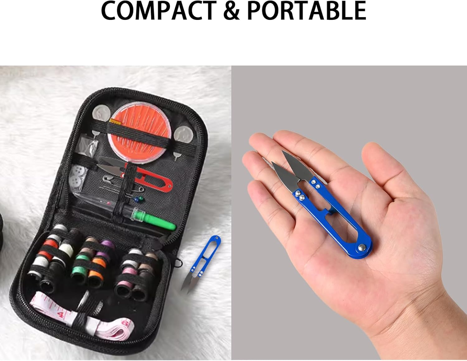 UCEC 12 Packs Thread Snips for Sewing Scissors Small Crochet Scissors Thread Cutter Yarn Cutter, 4.2