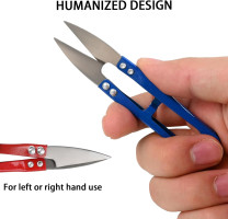 UCEC 12 Packs Thread Snips for Sewing Scissors Small Crochet Scissors Thread Cutter Yarn Cutter, 4.2