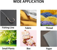 UCEC 12 Packs Thread Snips for Sewing Scissors Small Crochet Scissors Thread Cutter Yarn Cutter, 4.2