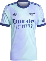 adidas Men's Soccer Arsenal 24/25 Third Jersey - Bold Design with Recycled Materials for Energetic Support Medium Aqua