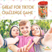 Apexy Jelly Straws, Fruit Jelly Filled Strips, Tiktok Candy Trend Items, Assorted Fruit Jelly Sticks, 35.27oz (55 pcs) 2.2 Pound (Pack of 1)