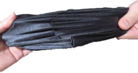 Premium Silky 360 Wave Builder Durag for Men- Extra Long Ties - Unisex - Wide Strap - Durags for Men Waves- Fashion - Black