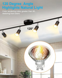 GU10 Halogen Light Bulbs for Candle Warmer Lamp, Dimmable MR16 120V 25W Bulbsfor Track and Range Hood, Warm White 25.0 Watts