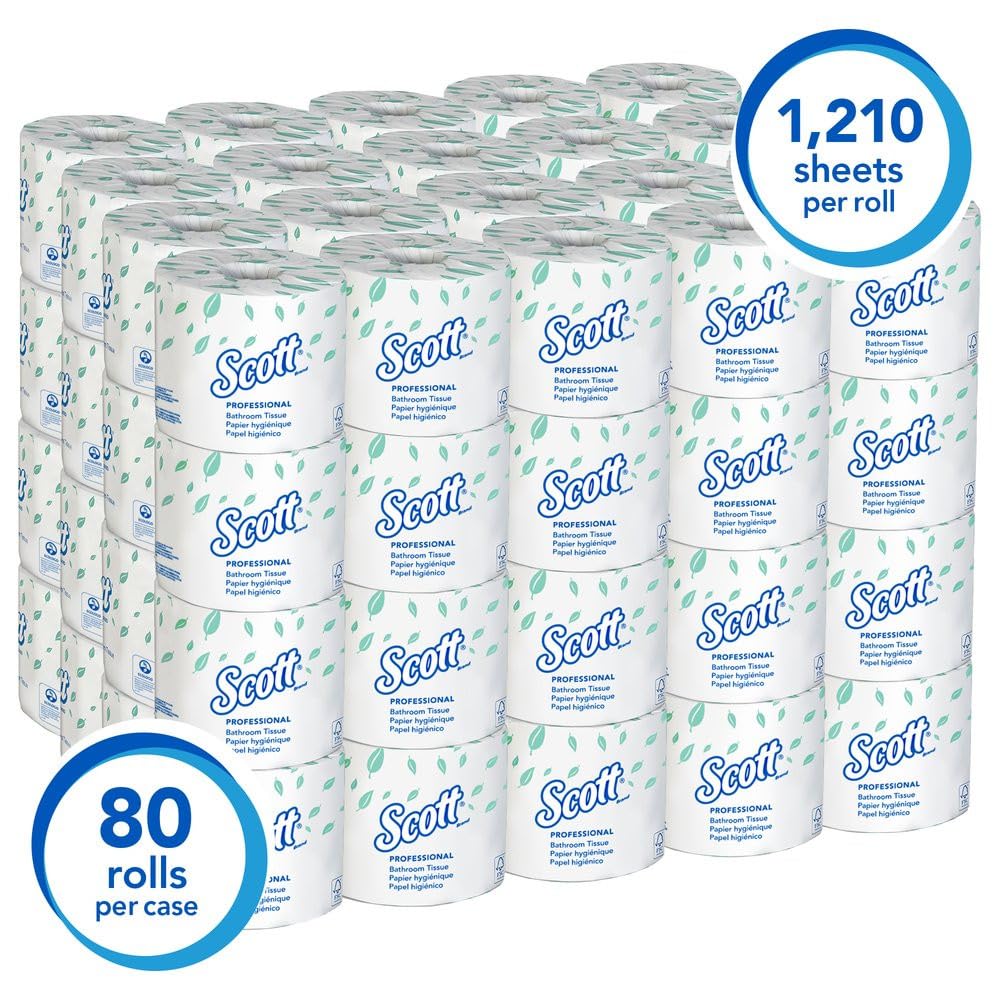 Scott Toilet Paper 80 roll 550 sheet 550 ft.