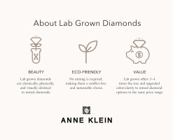 Anne Klein Women's Bangle Watch and Bracelet Set Black/Gold Lab-Grown