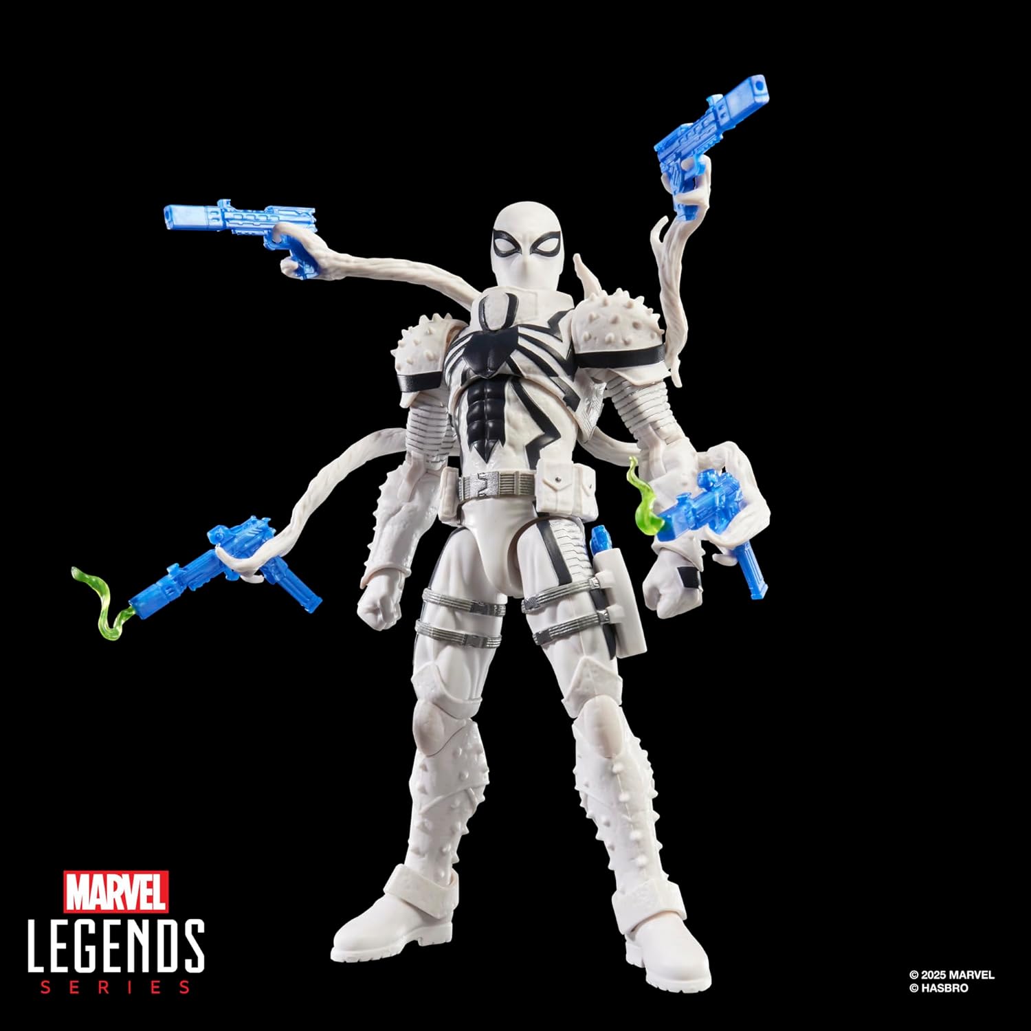 Spider-Man Marvel Legends Series Magic: The Gathering Agent Anti-Venom, 6-Inch Action Figure Toy & Exclusive Foil Collectible Card Game Trading Card