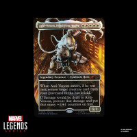 Spider-Man Marvel Legends Series Magic: The Gathering Agent Anti-Venom, 6-Inch Action Figure Toy & Exclusive Foil Collectible Card Game Trading Card