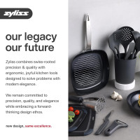 Zyliss Zick Zick Classic Food Chopper - Manual Food Chopper - Onion, Tomato & Vegetable Cutter - Stainless Steel & Dishwasher Safe Food Dicer - White, 9