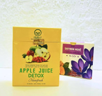 Rubiss Apple Juice Detox with Free Saffron (15 packs)