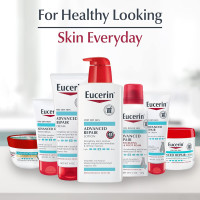 Eucerin Advanced Repair Body Cream for Very Dry Skin, Fragrance Free Daily Body Moisturizer, 16 Oz Jar 16 Ounce (Pack of 1)