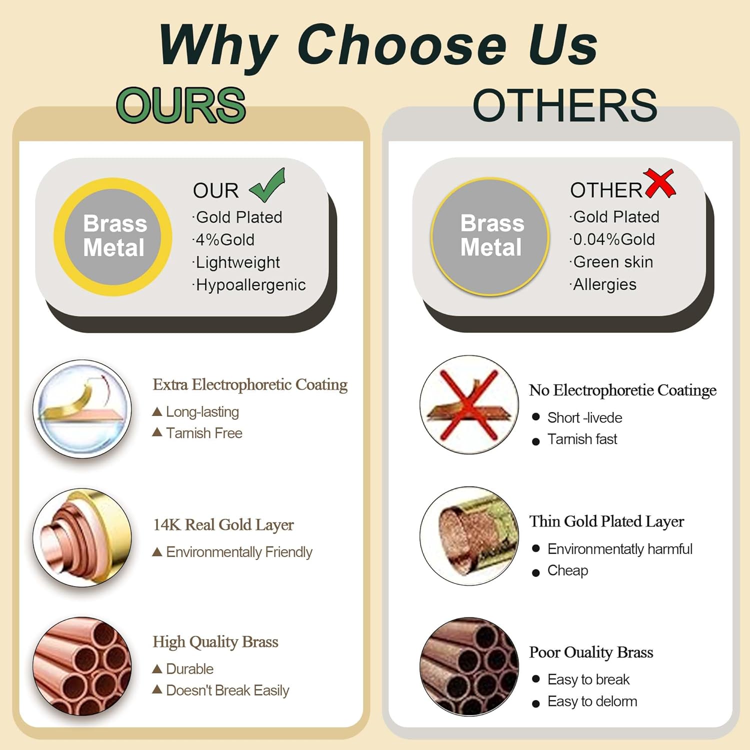 Freekiss Gold Pendant Necklace for Women, Dainty Diamond Necklaces for Women Simple 14K Gold Plated Paperclip Choker Necklaces Cute Minimalist Open Oval Necklaces Gold Jewelry for Women Gifts Gold CZ Paperclip-gold