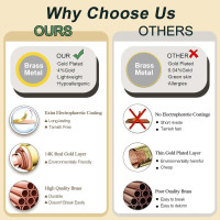 Freekiss Gold Pendant Necklace for Women, Dainty Diamond Necklaces for Women Simple 14K Gold Plated Paperclip Choker Necklaces Cute Minimalist Open Oval Necklaces Gold Jewelry for Women Gifts Gold CZ Paperclip-gold