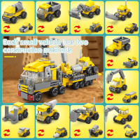 Sawaruita 30Pack Mini Cars Easter Building Blocks Party Favors for Kids-Bulk Fire Truck,City Police Car,Construction Vehicle for Birthday Goodies Bag Filling,Classroom Prizes for Boys 6-12