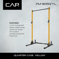 CAP Barbell Power Racks and Attachments FM-905Q Yellow