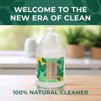 PathoPure Natural All-Purpose Cleaner Concentrate - Unscented, Non-Toxic for Cleaning Kitchen, Bathroom, Glass, Floor, Carpet & Upholstery Stains - 1 Gallon (Makes 64 Bottles) 128 Fl Oz (Pack of 1)