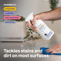 ATTITUDE All Purpose Cleaner Spray, EWG Verified, Vegan, Made with 94% Plant-Based Ingredients, Streak-Free for Kitchen, Bathroom, Glass & More, Unscented, 27.1 Fl Oz Unscented 27.1 Fl Oz (Pack of 1)