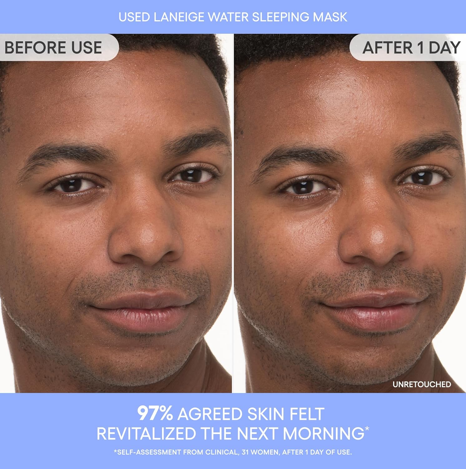 LANEIGE Water Sleeping Mask: Hydrating Korean Overnight Mask with Squalane & Probiotic-Derived Complex, for Bright, Glowing Skin & Barrier Support New: 2.36 fl. Oz. / 70ml