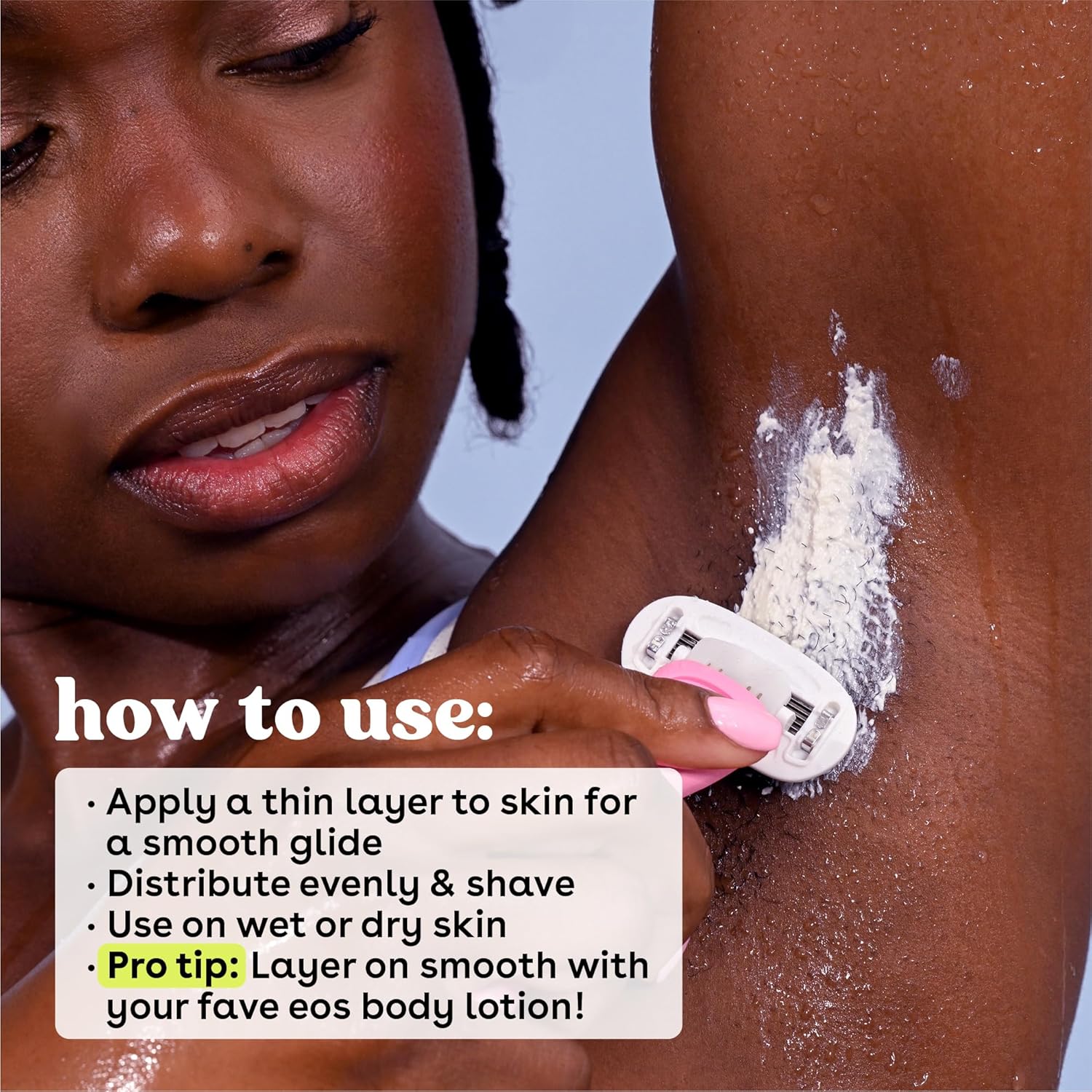 eos Shea Better Shave Cream- Pomegranate Raspberry, Shea Butter, Aloe Vera, Moisturizing, Shaving Cream for Women, eos Shave Cream, 7 fl oz, 2-Pack Pomegranate Raspberry 7 Fl Oz (Pack of 2)