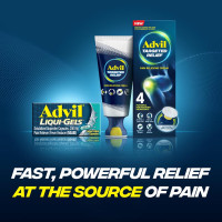 Advil Liqui-Gels Pain Reliever and Fever Reducer, Pain Medicine for Adults with Ibuprofen 200mg for Headache, Backache, Menstrual Pain and Joint Pain Relief - 200 Liquid Filled Capsules