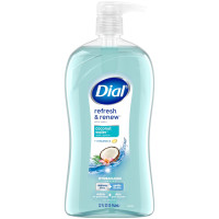 Dial Body Wash, Refresh & Renew Coconut Water, 32 fl oz Coconut 32 Fl Oz (Pack of 1)
