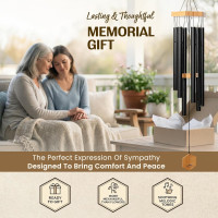 UpBlend Deep Tone Wind Chime – Outdoor Sympathy & Memorial Gift for The Loss of a Loved One, Memorial Wind Chimes, Thoughtful Sympathy Gift for Bereavement and Remembrance. 29