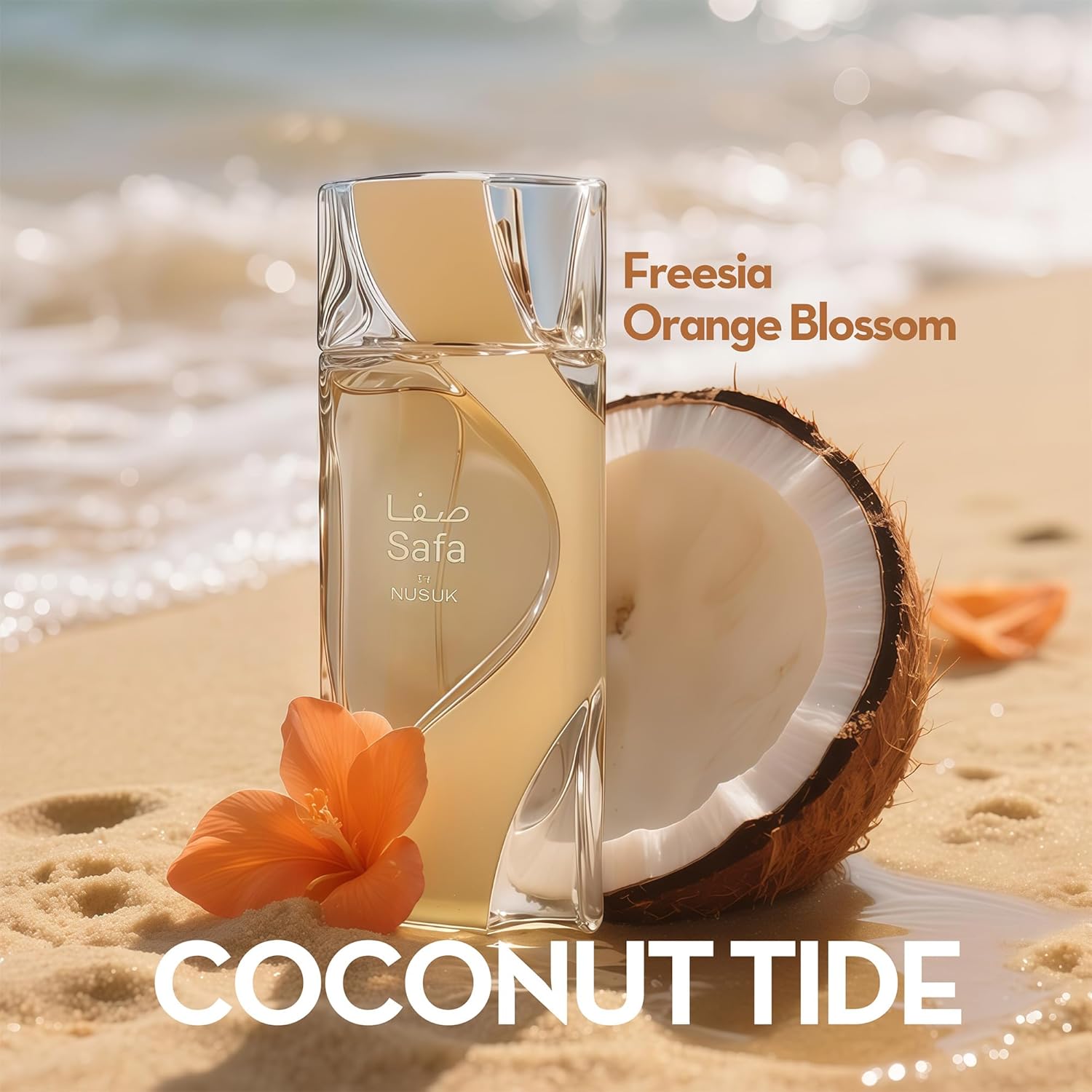 Nusuk Safa Women Perfume with Strawberry, Pink Marshmallow, Whipped Vanilla,Warm & Spicy Scent - Eau de Parfum Long-Lasting Fragrance for Women, 3.40 Ounce / 100 ml