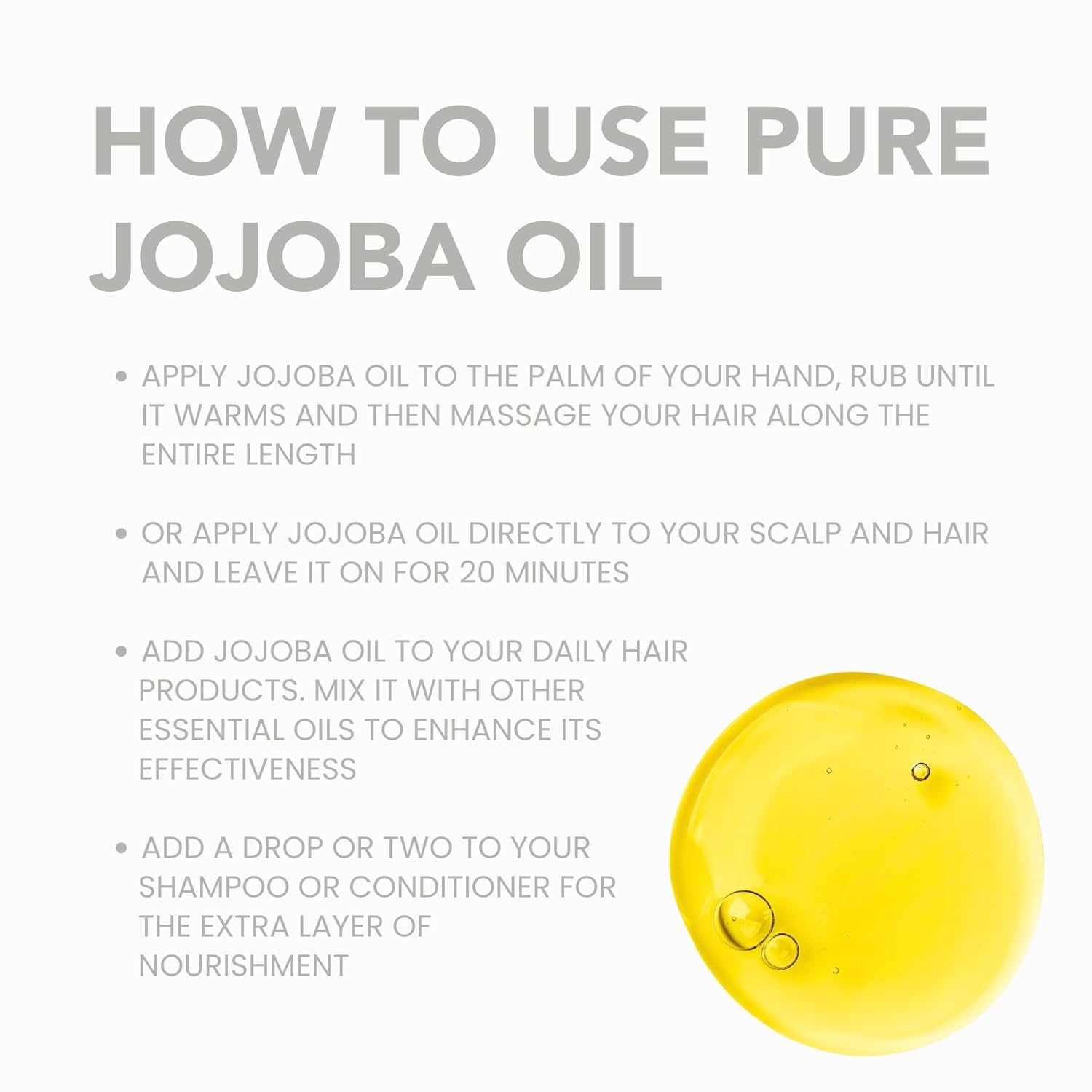 BodyJ4You Organic Jojoba Oil for Skin - USDA Organic 100% Pure Natural - Face Skin Gua Sha Facial Dermaplaning Hair Scalp Massage - Unrefined Cold Pressed Hexane Free - Base Carrier Wax - 1 Fl Oz 1 Fl Oz (Pack of 1)
