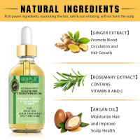 Goiple Hair Styling Mousses & Oil Set for Braids, Twist, Locs - No Flake Mousse for Style, Moisture, and Growth with Rosemary Oil, 3.4fl oz+1fl oz