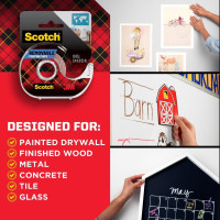 Scotch-Mount Removable Poster Tape, 3/4