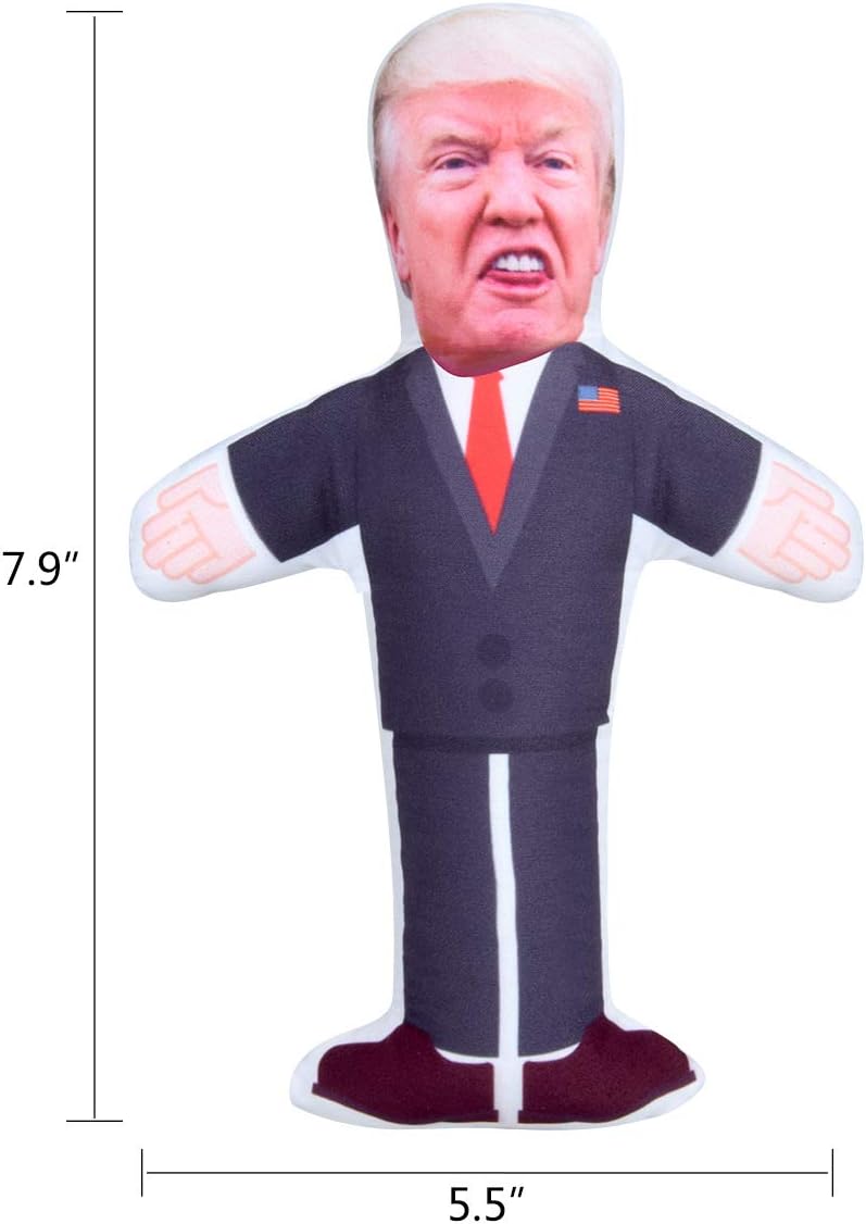 7.9 inch Donald Trump Voodoo Doll Pin Holder -0.24 inch Round Head with Stainless Point, Box of 180, Assorted Colors