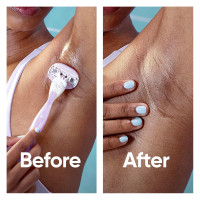 Gillette Venus ComfortGlide Freesia Women's Razor Refills, 6 Refill Cartridges, Fits Venus Reusable Razor Handles, 3-Bladed with Built-in Shave Gel Bars White 6 Count (Pack of 1)