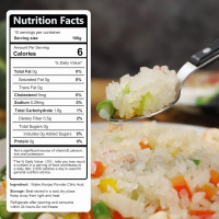 Hethstia Shirataki Rice, 10 Packs Gluten-Free Konjac Rice Low-Carb, Keto & Paleo-Friendly, Sugar-Free, Vegan, Low-Calorie, Ready-to-Eat Healthy Food Rice 10pcs